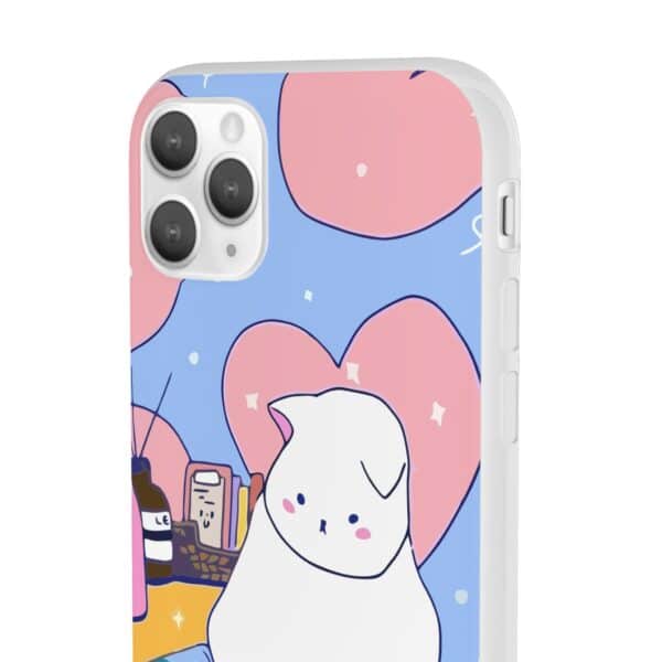 White Cat Flexi Cases For Samsung and iPhone - Image 41