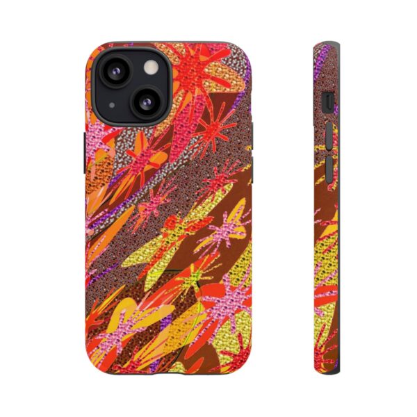 Rainbow Designs Stunning Flowers On Tough Cases Custom Phone Cases For iPhone Google Pixel and Samsung Series - Image 45