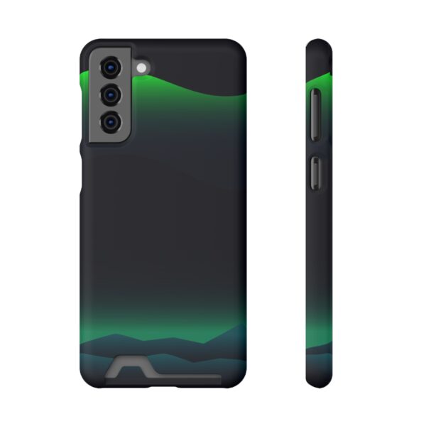 Aurora Lights On Phone Case With Card Holder Custom Phone Cases For iPhone and Samsung - Image 149