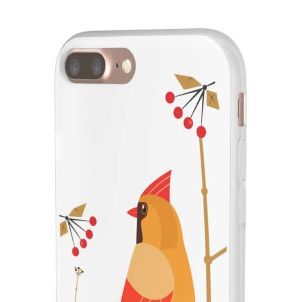 Red Cardinal Female On Flexi Cases Custom Phone Cases For iPhone and Samsung Series - Image 14
