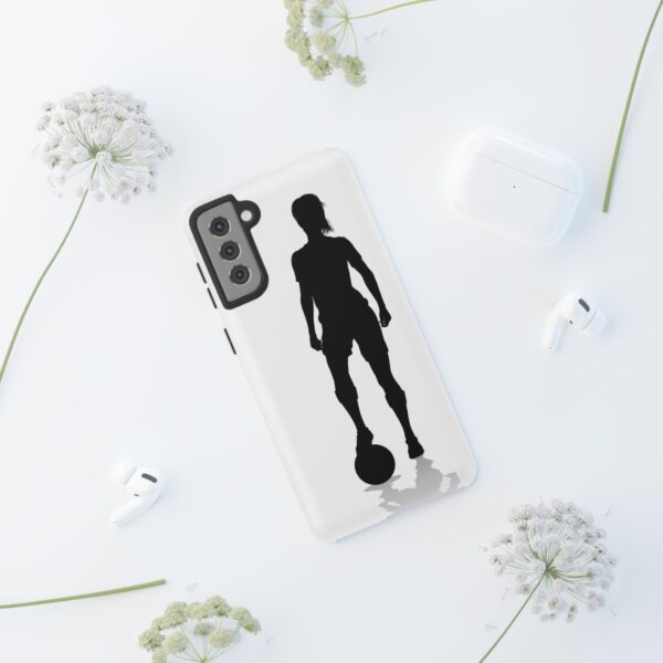 Silhouette Football Player Women Tough Cases Custom Phone Cases For iPhone Google Pixel and Samsung Series - Image 55