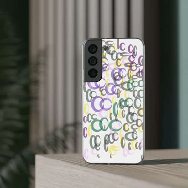 Colorful. Circles Flexi Cases For iPhone Samsung - Image 178