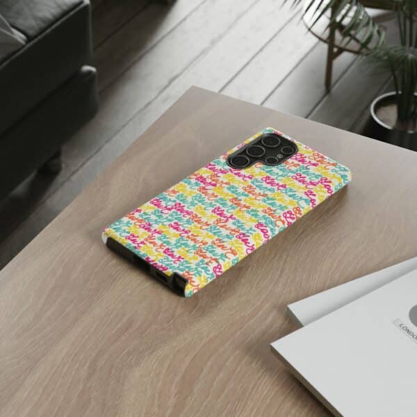 Colorful Love Letters Tough Cases Custom Phone Cases For iPhone Google Pixel and Samsung Series - Image 92