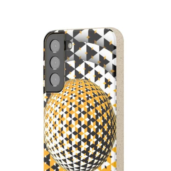 Yellow Gold Sphere Biodegradable Cases For iPhone and Samsung - Image 155