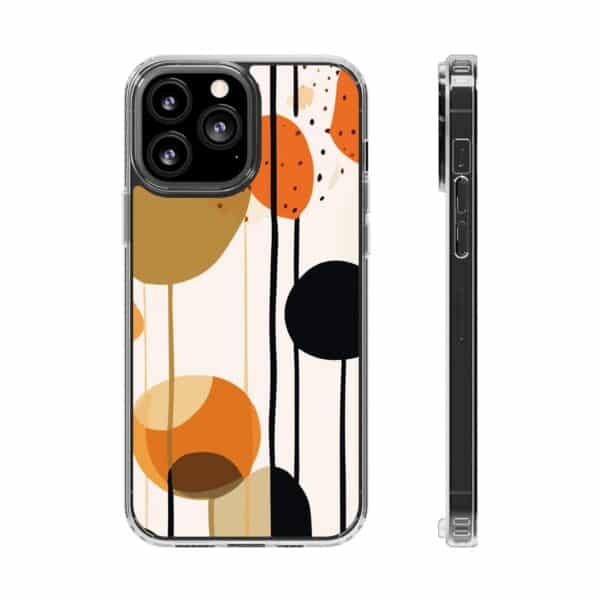 Orange Floral and Polka Dot Clear Cases - Image 10