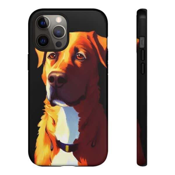 Dog Portrait On Tough Cases Custom Phone Cases For iPhone Google Pixel and Samsung Series. - Image 37