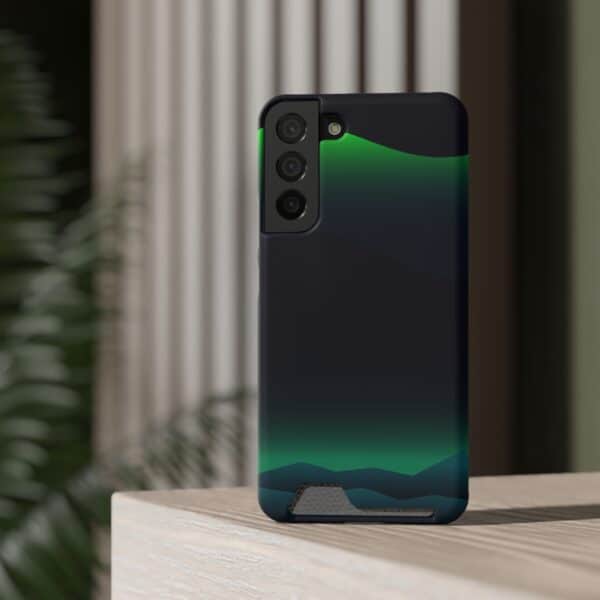 Aurora Lights On Phone Case With Card Holder Custom Phone Cases For iPhone and Samsung - Image 16