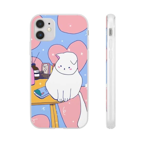 White Cat Flexi Cases For Samsung and iPhone - Image 34