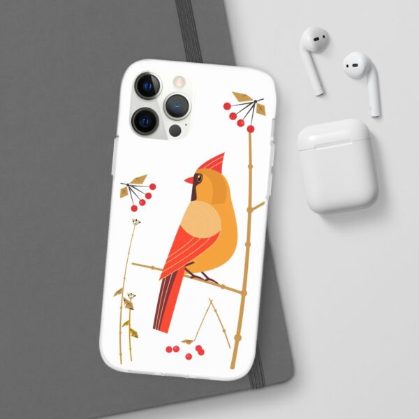 Red Cardinal Female On Flexi Cases Custom Phone Cases For iPhone and Samsung Series - Image 51