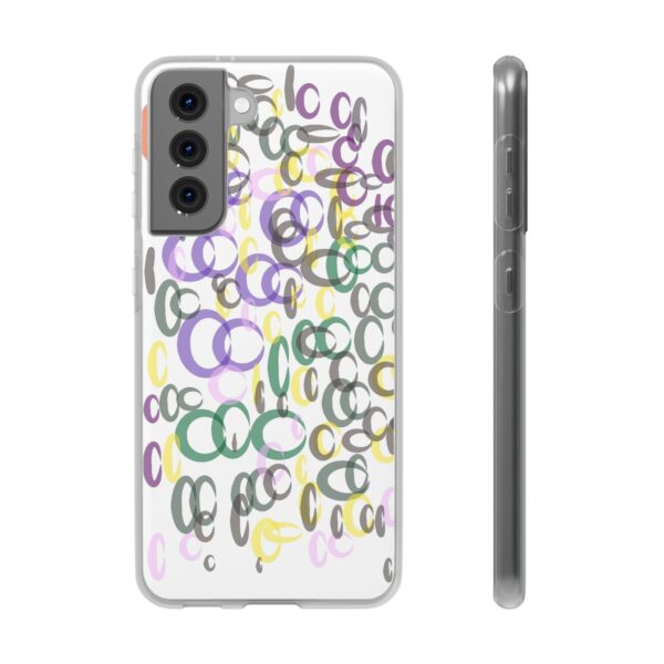 Colorful. Circles Flexi Cases For iPhone Samsung - Image 155