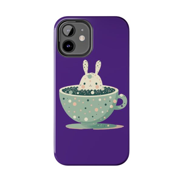Cute Bunny in a Coffee Cup On Tough Phone Cases, Case-Mate Custom Phone Case For iPhone Series - Image 25