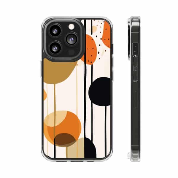 Orange Floral and Polka Dot Clear Cases - Image 7