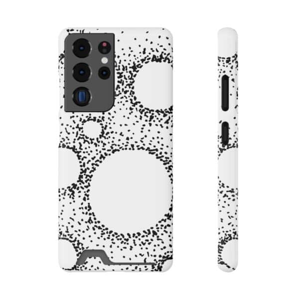 Rounded Shapes Phone Case With Card Holder Custom Phone Case For iPhone and Samsung - Image 73
