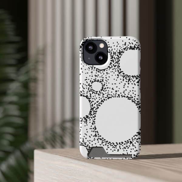 Rounded Shapes Phone Case With Card Holder Custom Phone Case For iPhone and Samsung - Image 32