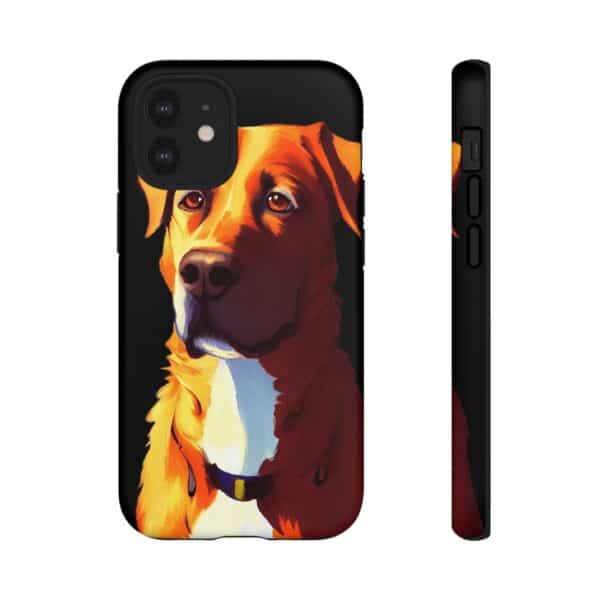 Dog Portrait On Tough Cases Custom Phone Cases For iPhone Google Pixel and Samsung Series. - Image 32