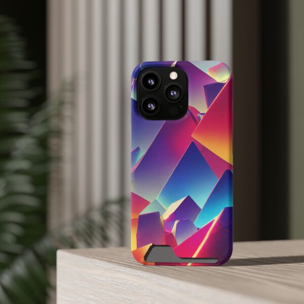 Rainbow Designs Phone Case With Card Holder For iPhone and Samsung - Image 44