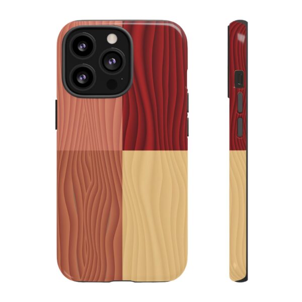 Wood Grain Tough Cases Custom Phone Cases For iPhone Google Pixel and Samsung Series - Image 47