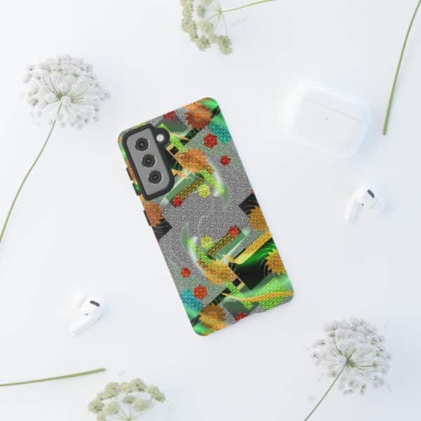 Rainbow Designs Stunning Flowers On Tough Cases Custom Phone Cases For iPhone Google Pixel and Samsung Series - Image 58