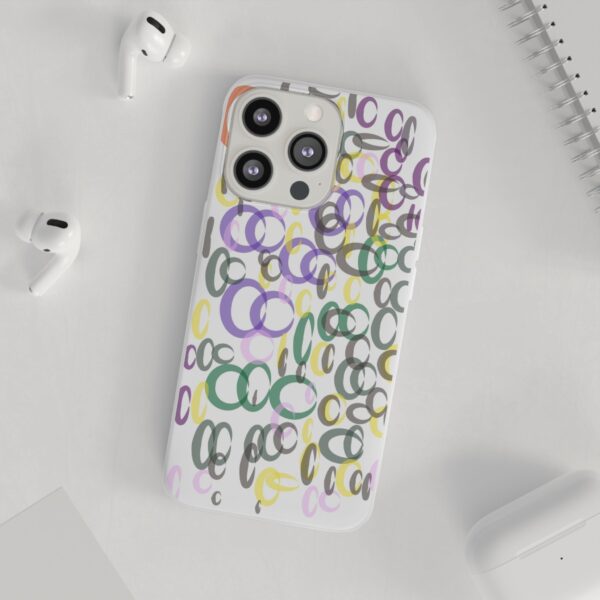 Colorful. Circles Flexi Cases For iPhone Samsung - Image 149