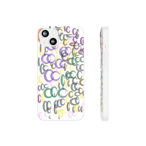 Colorful. Circles Flexi Cases For iPhone Samsung - Image 127