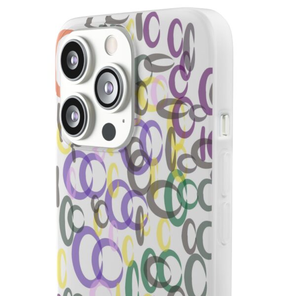 Colorful. Circles Flexi Cases For iPhone Samsung - Image 134