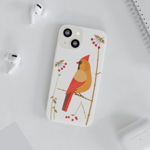 Red Cardinal Female On Flexi Cases Custom Phone Cases For iPhone and Samsung Series - Image 132