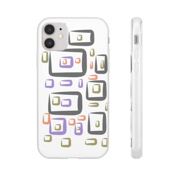 Colorful Circles Gingham Flexi Cases For iPhone and Samsung - Image 67