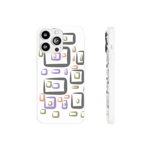 Colorful Circles Gingham Flexi Cases For iPhone and Samsung - Image 147
