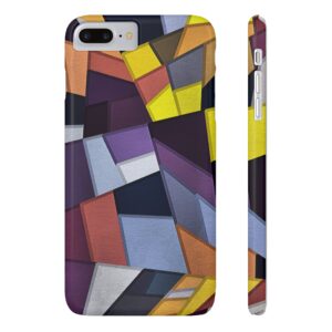 Multicolot Polygon On Slim Phone Cases Case-Mate Custom Phone Cases For iPhone and Samsung Series