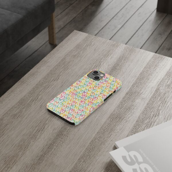 Colorful Hearts On Slim Phone Cases Case-Mate Custom Phone Cases For iPhone and Samsung Series - Image 51