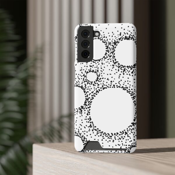 Rounded Shapes Phone Case With Card Holder Custom Phone Case For iPhone and Samsung - Image 68