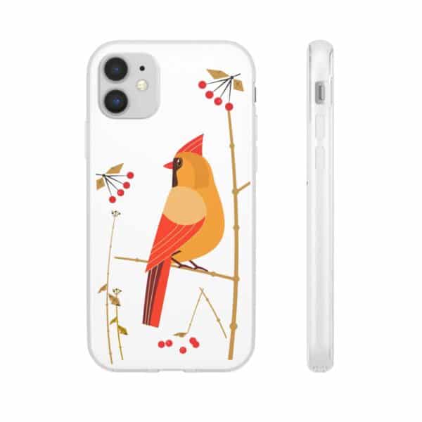 Red Cardinal Female On Flexi Cases Custom Phone Cases For iPhone and Samsung Series - Image 34