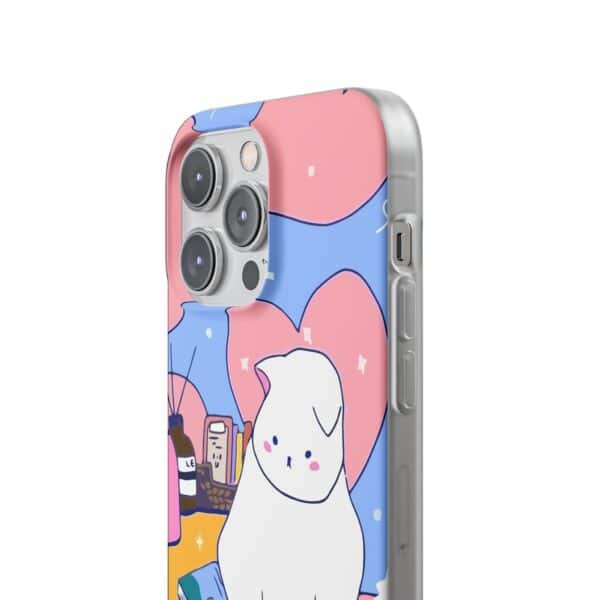 White Cat Flexi Cases For Samsung and iPhone - Image 210