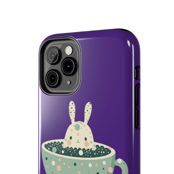 Cute Bunny in a Coffee Cup On Tough Phone Cases, Case-Mate Custom Phone Case For iPhone Series - Image 19