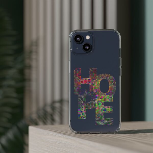 Rainbow Designs "HOPE" On Clear Cases For iPhone and Samsung - Image 3