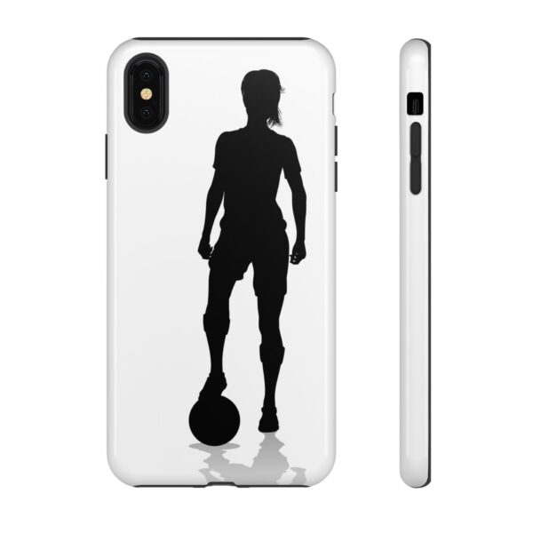 Silhouette Football Player Women Tough Cases Custom Phone Cases For iPhone Google Pixel and Samsung Series - Image 10