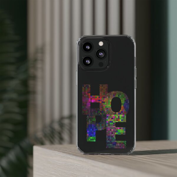 Rainbow Designs "HOPE" On Clear Cases For iPhone and Samsung - Image 9
