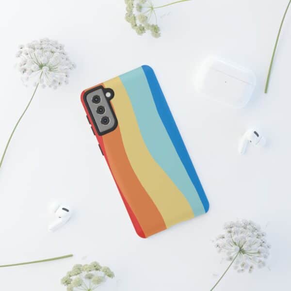 Rainbow Designs Multi Colour On Tough Cases Custom Phone Cases For iPhone Google Pixel and Samsung Series - Image 61