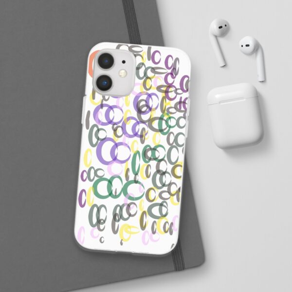 Colorful. Circles Flexi Cases For iPhone Samsung - Image 73