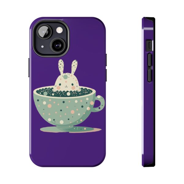 Cute Bunny in a Coffee Cup On Tough Phone Cases, Case-Mate Custom Phone Case For iPhone Series - Image 44