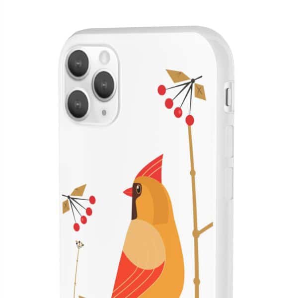 Red Cardinal Female On Flexi Cases Custom Phone Cases For iPhone and Samsung Series - Image 41