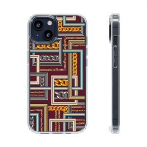Digital Pattern Clear Cases For iPhone and Samsung