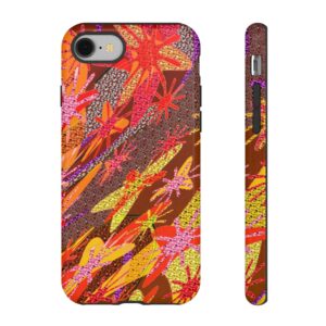 Rainbow Designs Stunning Flowers On Tough Cases Custom Phone Cases For iPhone Google Pixel and Samsung Series