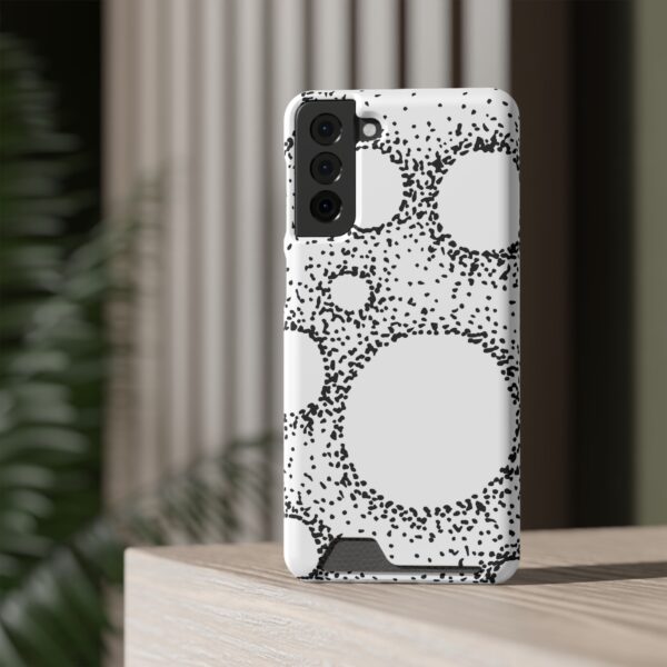 Rounded Shapes Phone Case With Card Holder Custom Phone Case For iPhone and Samsung - Image 152