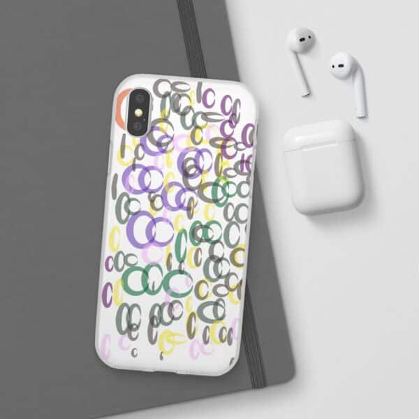 Colorful. Circles Flexi Cases For iPhone Samsung - Image 9