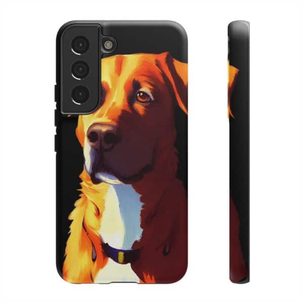 Dog Portrait On Tough Cases Custom Phone Cases For iPhone Google Pixel and Samsung Series. - Image 85