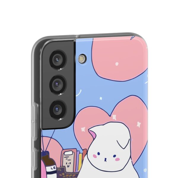 White Cat Flexi Cases For Samsung and iPhone - Image 177