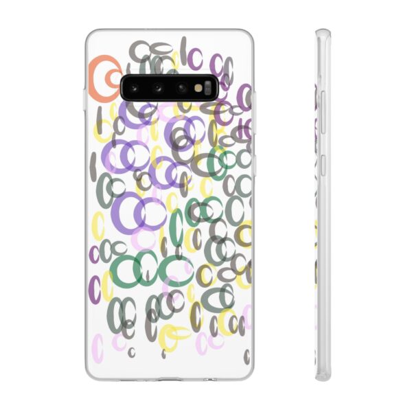 Colorful. Circles Flexi Cases For iPhone Samsung - Image 115