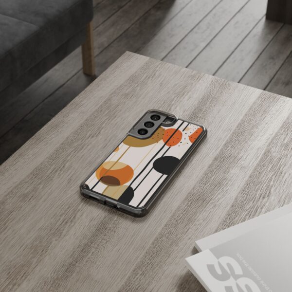 Orange Floral and Polka Dot Clear Cases - Image 44