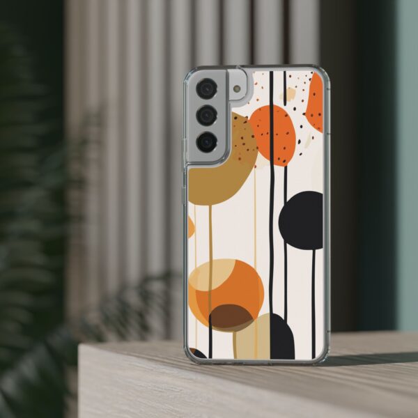 Orange Floral and Polka Dot Clear Cases - Image 48
